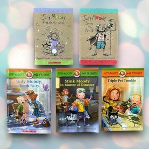 Lot of 5 Judy Moody Paperback Children’s Books